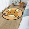 Pokemon Dedenne Round Rug Custom Anime Rug Floor Mats