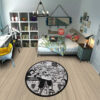 Sakonji Urokodaki Manga Round Rug Custom Anime Room Mats