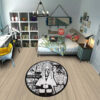 Mitsuri Kanroji Manga Round Rug Custom Anime Room Mats