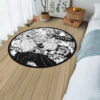 Zenitsu Agatsuma Manga Round Rug Custom Anime Room Mats