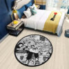 Sakonji Urokodaki Manga Round Rug Custom Anime Room Mats