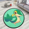 Pokemon Snivy Round Rug Custom Anime Rug Floor Mats