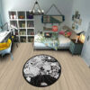 Zenitsu Agatsuma Manga Round Rug Custom Anime Room Mats