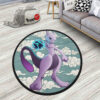 Pokemon Mewtwo Round Rug Custom Anime Room Mats