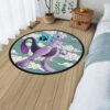 Pokemon Mewtwo Round Rug Custom Anime Room Mats