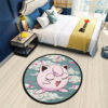 Pokemon Jigglypuff Round Rug Custom Anime Room Mats