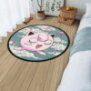 Pokemon Jigglypuff Round Rug Custom Anime Room Mats