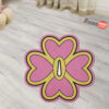 Mitsuri Kanroji Shaped Rug Custom For Room Decor Quality Mats