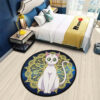 Artemis Round Rug Custom Sailor Moon Anime Room Mats