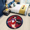 Sailor Mars Round Rug Custom Sailor Moon Anime Room Mats