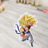 Dragon Ball Gogeta Shaped Rug Custom Anime Mats Room Decor Quality Carpets