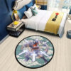 Pokemon Garchomp Round Rug Custom Cloudy Sky Anime Room Mats