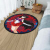 Sailor Mars Round Rug Custom Sailor Moon Anime Room Mats