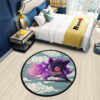 Pokemon Gengar Round Rugs Custom For Anime Room Decor