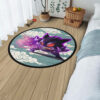 Pokemon Gengar Round Rugs Custom For Anime Room Decor