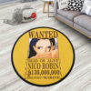 Nico Robin Round Rug Custom Anime Room Mats