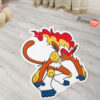 Pokemon Infernape Shaped Rug Custom Anime Mats Room Decor Quality Carpets