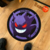 Pokemon Gengar Shaped Rug Custom Anime Room Decor