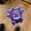 Pokemon Gengar Shaped Rug Custom Anime Mats Room Decor Quality Carpets