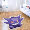 Pokemon Gengar Shaped Rug Custom Anime Mats Room Decor Quality Carpets