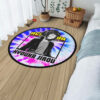 Kyouka Jirou Round Rug Custom Tie Dye Style Anime Room Mats