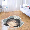 Mayuri Shiina Shaped Rug Custom Anime Mats Room Decor Quality Carpets