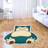 Pokemon Snorlax Shaped Rug Custom Anime Mats Room Decor Quality Carpets