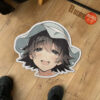 Mayuri Shiina Shaped Rug Custom Anime Mats Room Decor Quality Carpets