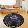 Ryuk Poster Style Round Rug Custom Anime Room Mats