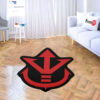 Dragon Ball Vegeta Symbol Shaped Rugs Custom For Room Decor Mat Quality Carpet