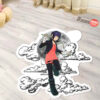 Kyouka Jirou Shaped Rug Custom Moon Clouds Anime Room Decor