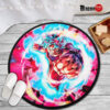 Dragon Ball Goku Blue Skill Round Rug Custom Anime Room Mats