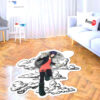 Kyouka Jirou Shaped Rug Custom Moon Clouds Anime Room Decor