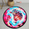 Dragon Ball Goku Blue Skill Round Rug Custom Anime Room Mats