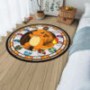 Pokemon Charmander Round Rug Custom Anime Room Mats