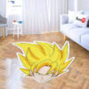 Dragon Ball Goku SSJ Shaped Rugs Custom Anime Room Mats