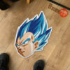 Dragon Ball Vegeta SSJ Shaped Rugs Custom Anime Room Mats