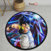 Dragon Ball Gogeta Skill Round Rug Custom Anime Room Mats