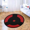 Izuna Mangekyou Shaped Rugs Custom Anime For Room Mats Decor