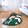 Rock Lee Shaped Rugs Custom Symbol Anime Room Mats