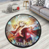 Luffy Son God Round Rug Custom Anime Room Mats