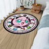 Pokemon Jigglypuff Round Rug Custom Anime Room Mats