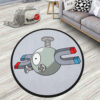 Pokemon Magnemite Round Rug Custom Anime Rug Floor Mats