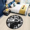 Obanai Iguro Manga Round Rug Custom Anime Room Mats