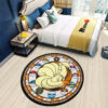 Pokemon Ninetales Round Rug Custom Anime Room Mats