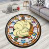 Pokemon Ninetales Round Rug Custom Anime Room Mats