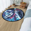 Akaza Round Rug Custom Anime Room Mats