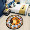 Pokemon Charmander Round Rug Custom Anime Room Mats