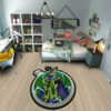 Dragon Ball Cell Shaped Rug Custom Anime Room Decor