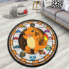 Pokemon Charmander Round Rug Custom Anime Room Mats